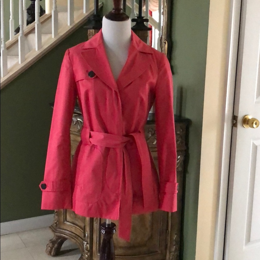 Mexx Belted Short Trench Coat(Jacket length)